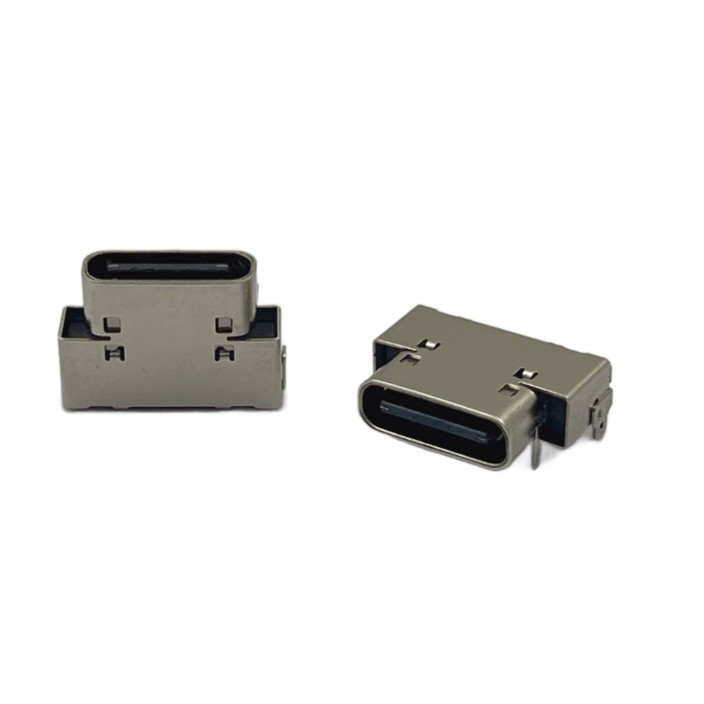SMT USB3.2 GEN2 Type C Connectors Micro USB Receptacle 24Pin CH1.61mm L8.3mm