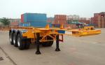 Tri Axle ISO 1x40ft Truck Semi Trailers 25t Shipping Container Trailer