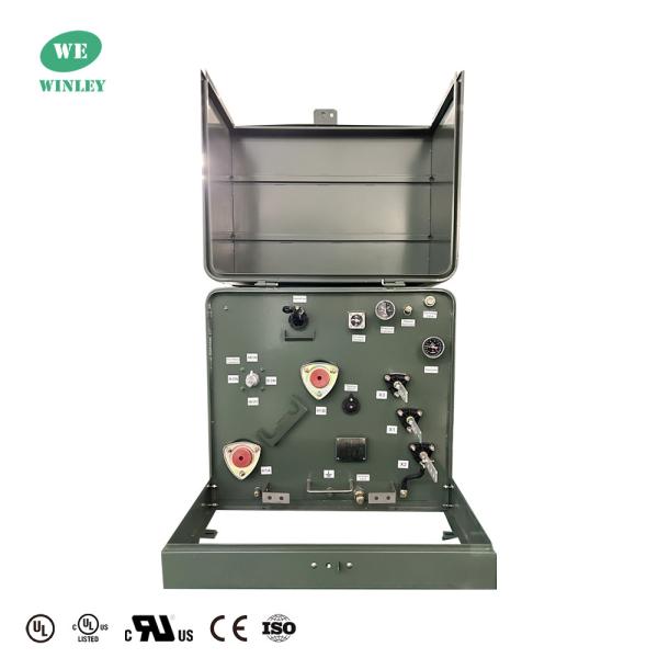 Single Phase Pad Mounted Transformer Liquid Filled 100Kva 12470GrdY/7200 DOE