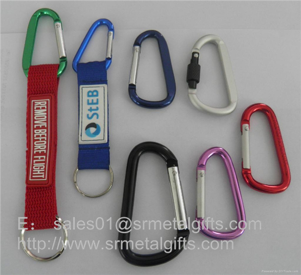 Hiking carabiner wrist lanyards