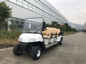 Quality Installed With Plastic Cargo Box Small Electric Golf Carts 6 Seats Without Car Ceiling wholesale