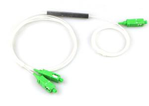 Quality 1 * 2 900um Fiber Optic PLC Splitter Superior Uniformity Passive Optical wholesale