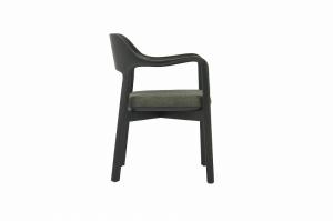 Quality Luxury Dining Room Armchairs Leather Upholstered Wood Dining Arm Chair OEM wholesale