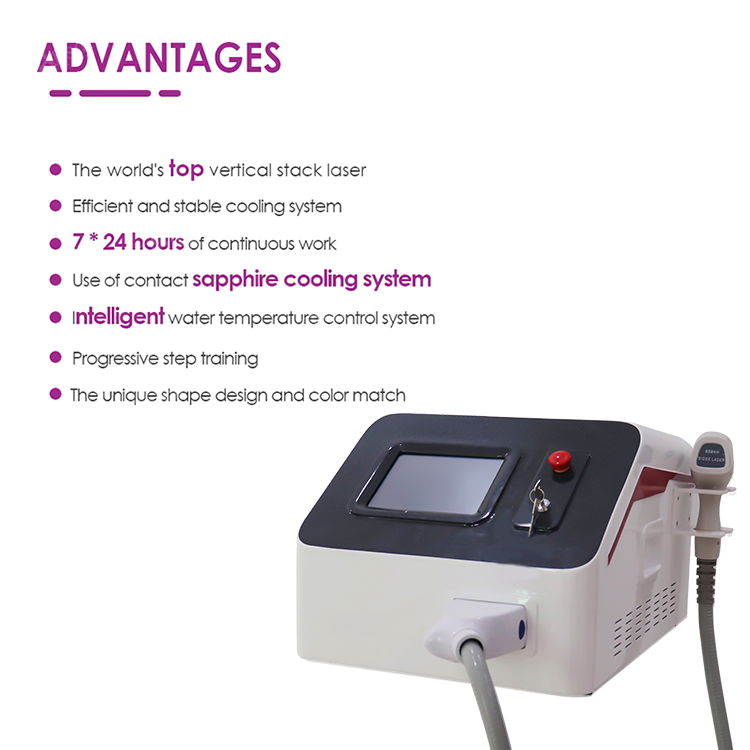 Portable Multifunction 808nm Diode Laser Hair Removal Beauty Machine And Skin Resurfacing