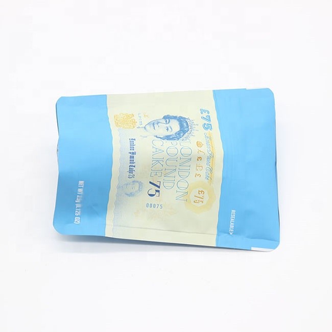 Customize Mylar Bags Smell Proof Zip Lock Soft Touch ECO Friendly Stand up Pouches