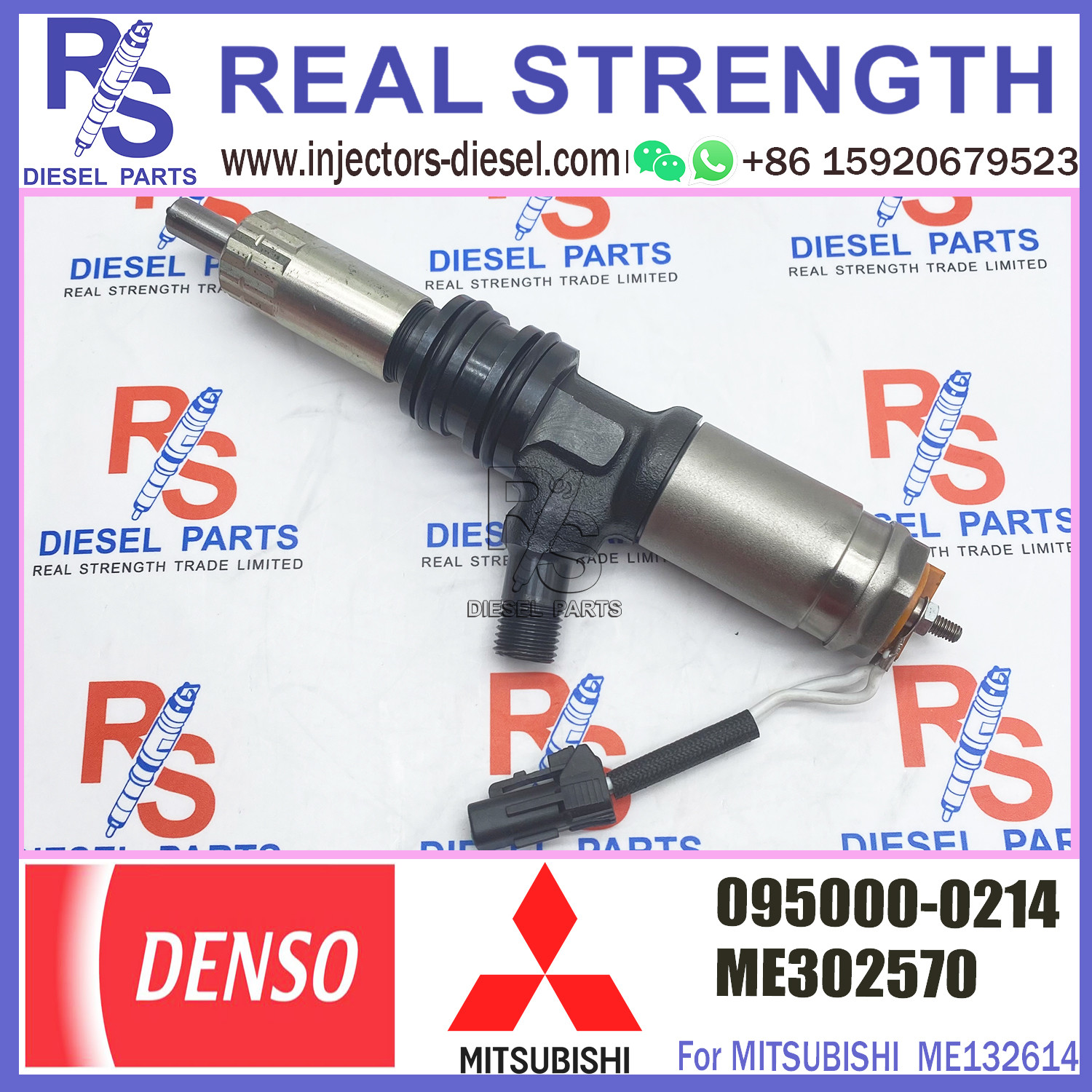 Diesel Common rail fuel injector 095000-0210 095000-0211 095000-0213 095000-0214 for FH FK FM ME132615 ME302570