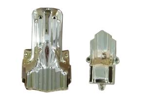 Quality Polished Gold Plastic Coffin Fittings , Casket Hardware Wholesale ABS Material wholesale