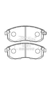 Quality Affordable Brake Pad Set For Nissan Teana Akebono Braking System wholesale