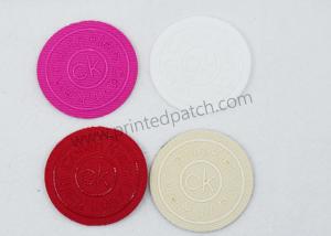 Quality Round CK 3D Silicone Logo On Clothes Monochrome Glossy Raised wholesale