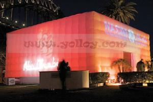 Quality LED solar power tent inflatable cube tent wholesale
