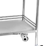 Mute Casters One Handle Medical Trolley Cart 100*50*88cm