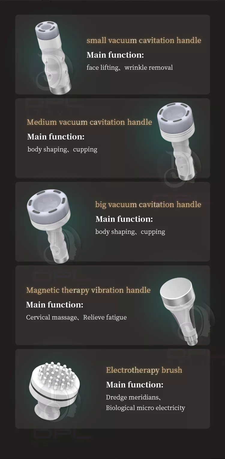 Professional Ultrasonic Cavitation Machine 80k Portable Radio Frequency Face Lift Device Body Slimming Massager