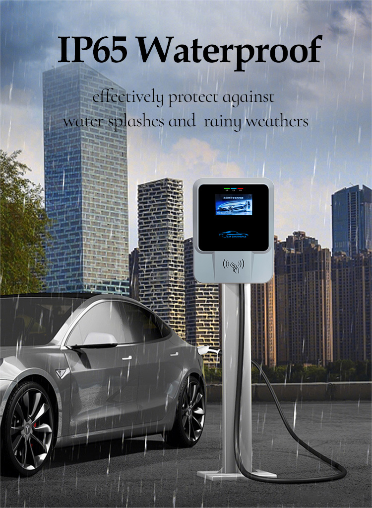Single Phase 7KW EV Charger Wallbox 32A AC EVSE for Mercedes