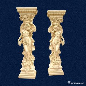 Quality China marble Stone Carving Sculpture Grand Stone Pillars CL-023 wholesale