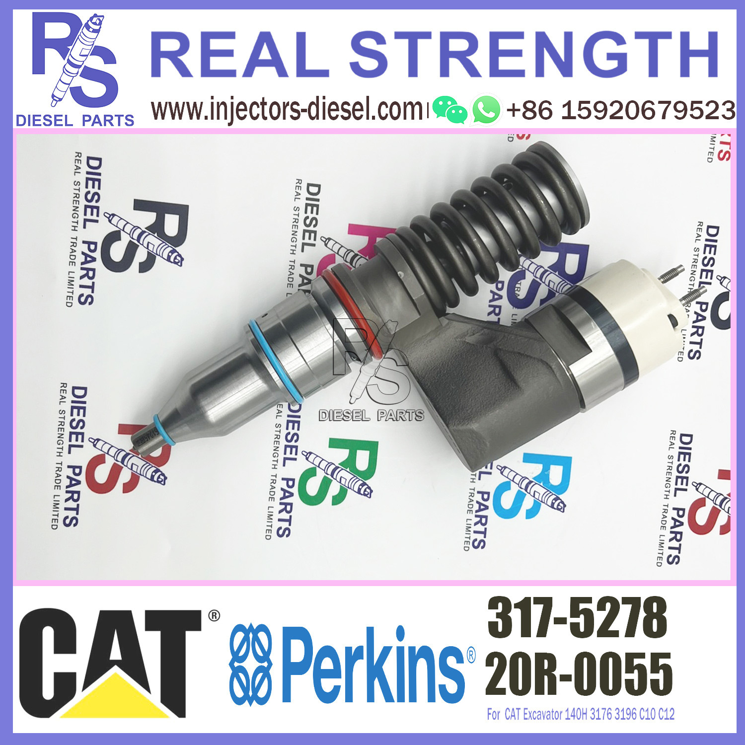 20R0055 Caterpillar C12 Injectors 20R-0055 3175278 317-5278 For 140H 3176 3196 C10