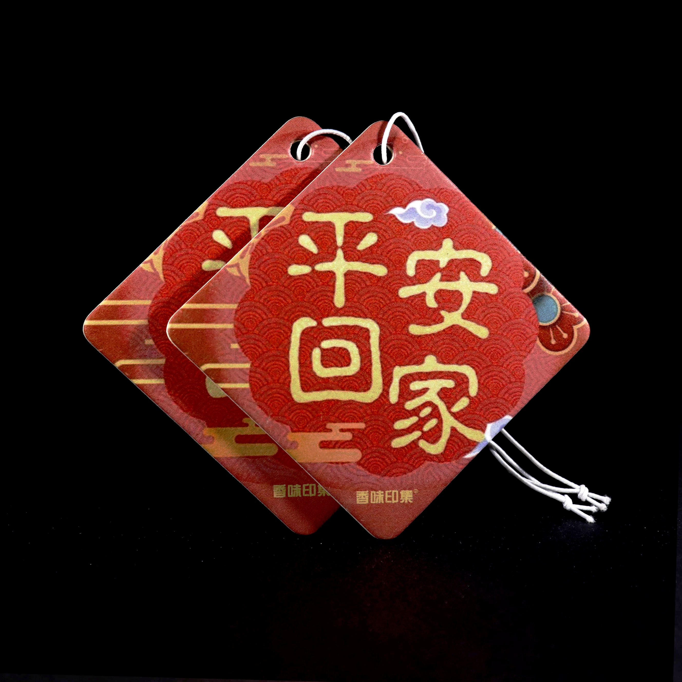 Hanging Cotton Paper Car Air Freshener For Commerce Gift