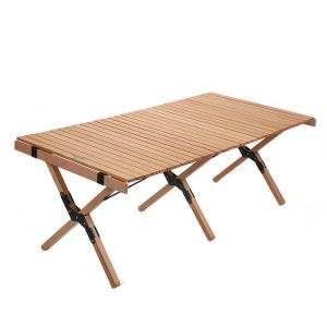 Quality 120 X 60CM Portable Outdoor Folding Beach Picnic Table BBQ Roll Up Wooden Folding wholesale