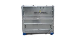 Quality Half Drop Gate Stainless Steel Totes Metal IBC Tank Easy To Move wholesale