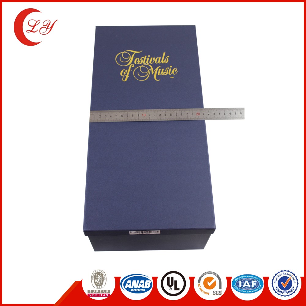 Custom Thick Cardboard Gift Boxes For Wine Bottles Beverage Storage Packaging