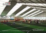 Outdoor Sport Shelter Tent With Colorful Green And White For Football Venue