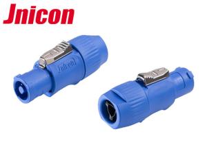 Quality Blue IP65 Waterproof LED Connectors High Refined Copper Contact Retardant Material wholesale