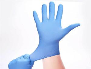 Quality Disposable Rubber Medical Examination Gloves Powdered With Pink Smooth wholesale