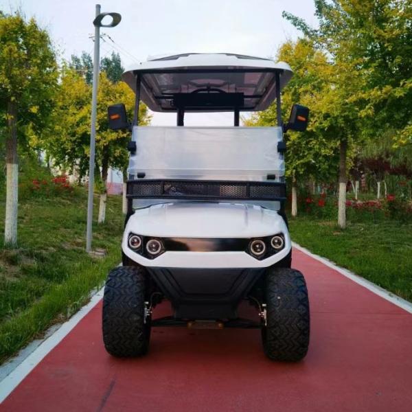 4 Seater Electric Off-Road Golf Cart Sleek Design LED Headlights Durable All