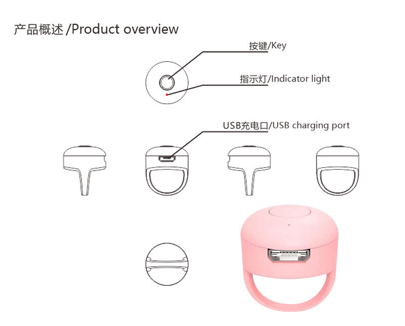 Wireless Fingertip Video Controller Tik Tok Short Video Page Flip Browsing