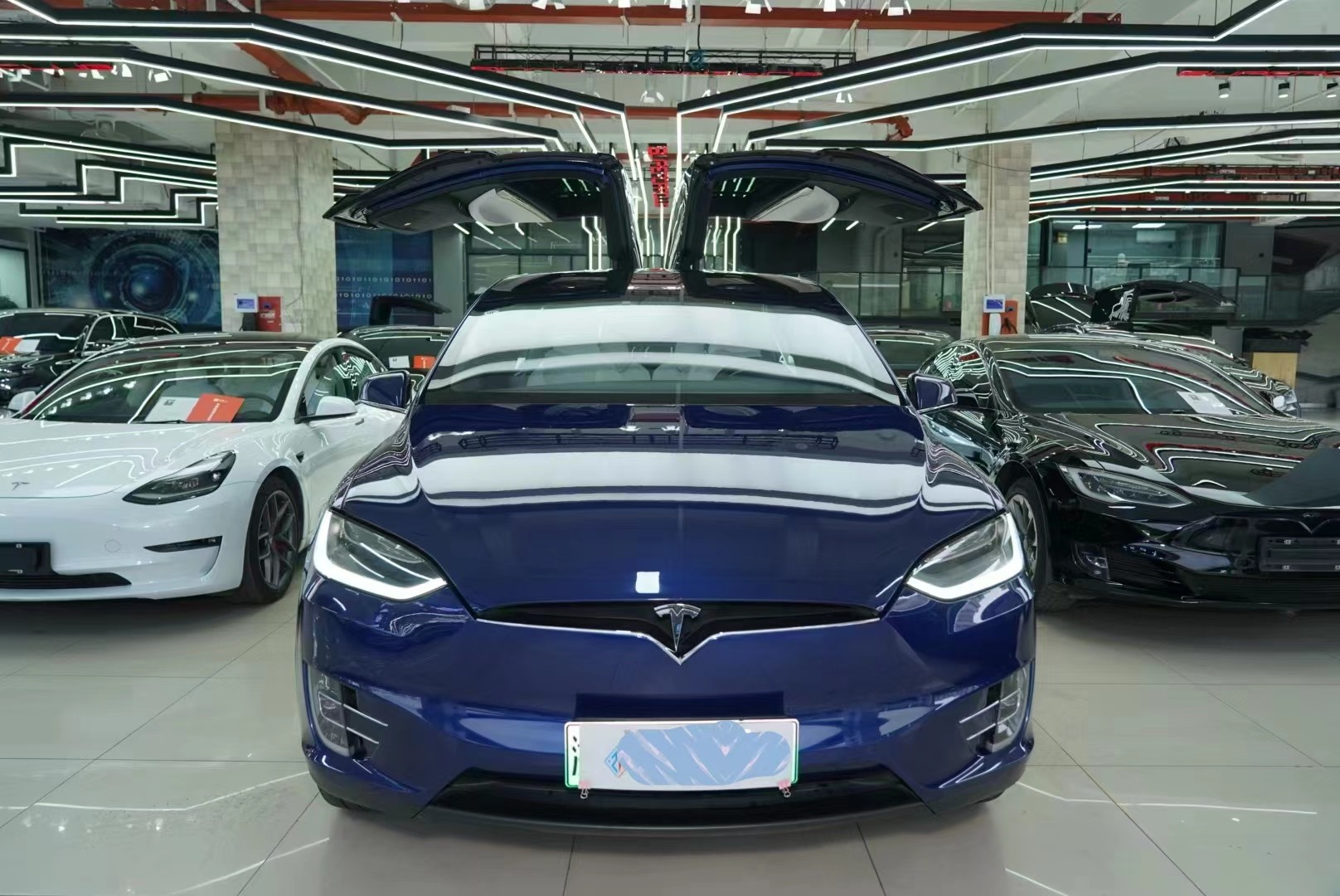 2019 Pure Electric Tesla X100D Double Motors Four-Wheel-Drive Used 5 Seats SUV
