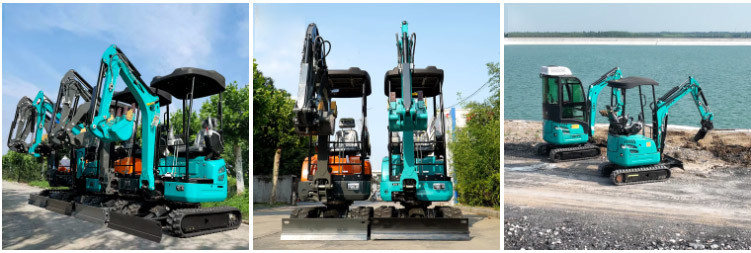 Small Flexible Electric Micro Digger 2000kg Small Digger Machine