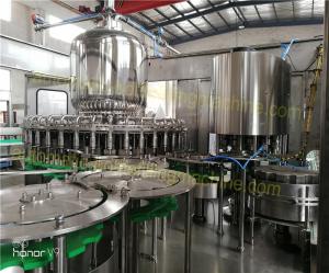 Quality Mango / Sugarcane Aseptic Juice Filling Machine 40 Rinsing Heads 6000BPH wholesale