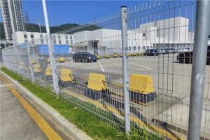 Quality 4mm Powder Coated Welded Mesh Fencing &amp; Fence Post Gates For Oil Fields Security wholesale