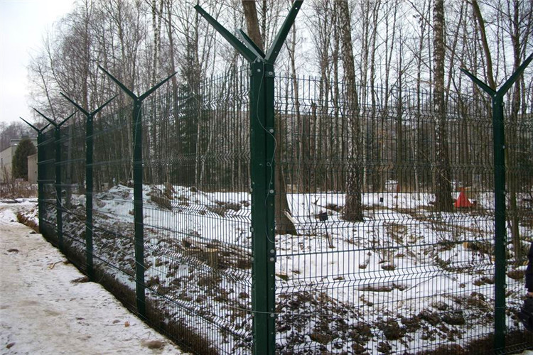 Industrial Welded Mesh Fencing With 4mm Wire Diameter And Wire Mesh Fence Panels With Gates