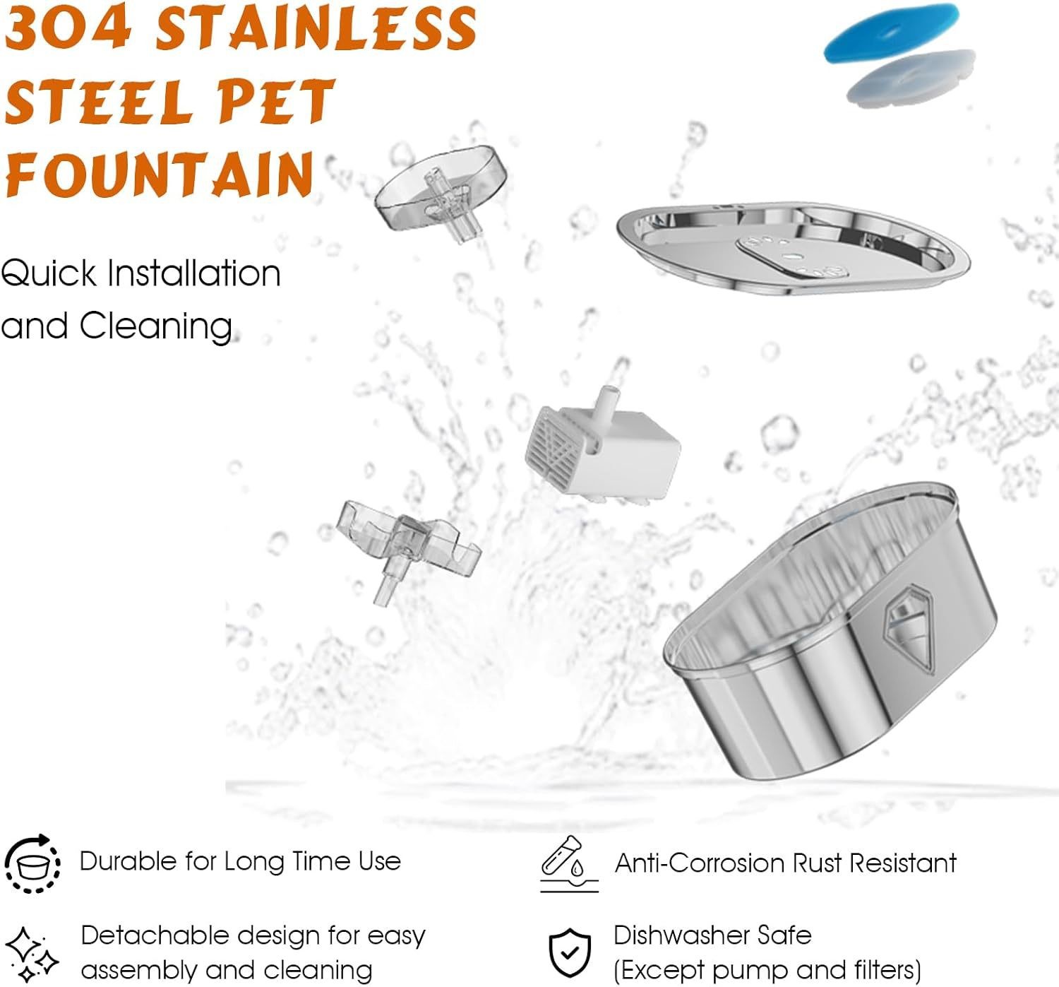 Large-Capacity Pet Water Fountain | Hydration for Multi-Pet Homes