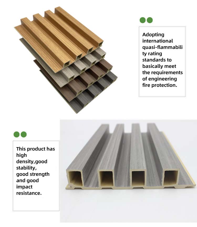 Other Wall Board PVC Wall Decor Interior Slat WPC Wall Panel with Customized Size 192*11mm