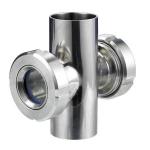 Hygienic Industrial Sight Glasses For Pressure Vessels , High Pressure Sight