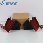 For 2015-2019 Mitsubishi Pajero Sport Red Rear Bumper Reflectors Tail Brake