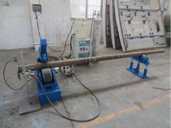 Steel Street Light Pole Production Line Automatic Round 12M Length