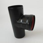 Stability Pellet Stove Exhaust Pipe Equal Tee 90 Degree Without Inspection