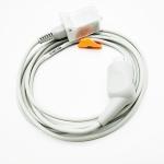 Datex 10 Pin Nellco Spo2 Cable Water Proof Reusable For Pediatric / Adult