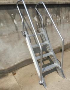 Quality Cargo Hold Bulwark Ladder Aluminum Light Weight Large Safety Factor 1100x1340mm wholesale