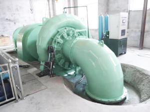 Quality Vertical Or Horizontal Francis Turbine Generator 400V 800V 6.3kV 10kV 50Hz/ 60HZ 20m-300M Rated Water Head wholesale