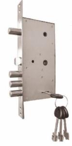 Quality Steel Zamak Mortise Deadbolt Smart Lock GP Finish Cylinder Single Mortise Lock wholesale