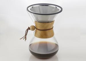 Quality 6 Cups Pour Over Drip Coffee Maker With Cone Filter FDA LFGB Certificate wholesale