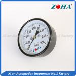Back Mounting General Pressure Gauge