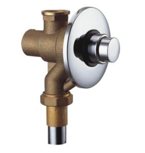 Quality Brass Chrome Plated Toilet Flush Valves Brass Flusher for Home , Button Type wholesale