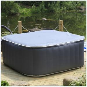 Quality Modern 4 Person Garden Hot Tub Outdoor Round Inflatable Spa Tub wholesale