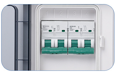 Low price IP67 plastic waterproof distribution box 6 ways for smart home MCB circuit breaker module