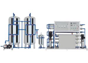 Quality 2000LPH RO Purifier Water Treatment Equipment Stainless Steel Tank With Quartz And Carbon wholesale