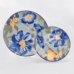 Savall Ceramic Dinnerware Sets 3pcs Oriental Dinner Plates For Souvenir Stores